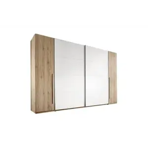 Szynaka Šatní skříň Mediwa 73 315 cm dub Artisan/bílá obraz