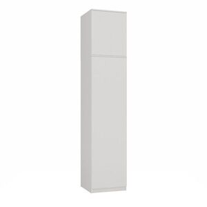 TP Living Šatní skříň s nástavcem Malwa 50 cm bílá obraz