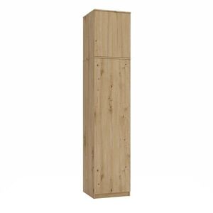 TP Living Šatní skříň s nástavcem Malwa 50 cm dub artisan obraz