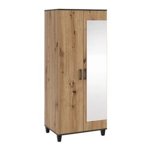 ADRK Šatní skříň se zrcadlem Polany 11 80 cm dub Artisan obraz