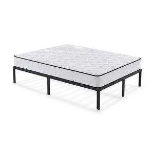 Ak furniture Skládací kovový rám postele s matrací Lowa 120x200 černý obraz