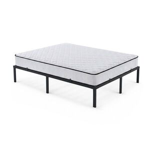 Ak furniture Skládací kovový rám postele s matrací Lowa 140x190 černý obraz