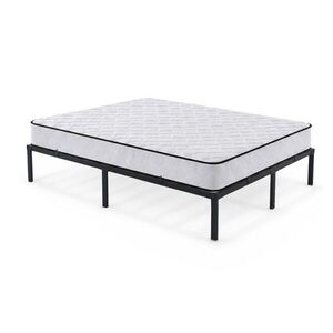 Ak furniture Skládací kovový rám postele s matrací Lowa 140x200 černý obraz