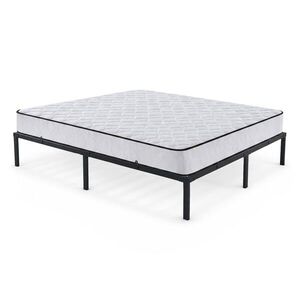 Ak furniture Skládací kovový rám postele s matrací Lowa 160x200 černý obraz