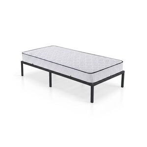 Ak furniture Skládací kovový rám postele s matrací Lowa 90x190 černý obraz
