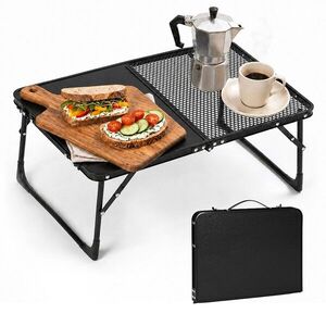 MultiGarden Skládací turistický stůl Lintero 60x40 cm černý obraz