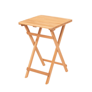 Kalune Design Skládací zahradní odkládací stolek Lipo 50 cm z masivu hnědý obraz