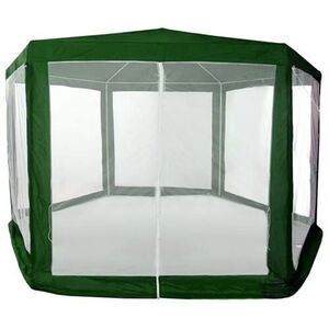 MultiGarden Skládací zahradní párty stan s moskytiérou NEILKE 2x2 m zelený obraz