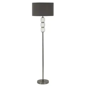 Mauro Ferretti Stojací lampa Bright 164 cm šedá/bílá obraz