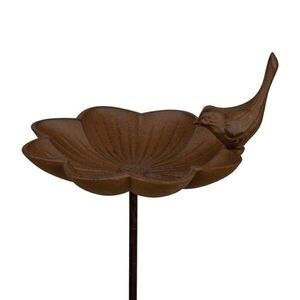 Esschert Design Stojací ptačí pítko BIRW III 91 cm hnědé obraz