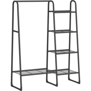 SONGMICS Stojan na oblečení Miltra 102 cm černý obraz
