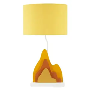 Mauro Ferretti Stolní lampa Color A 57 cm žluto-oranžová obraz