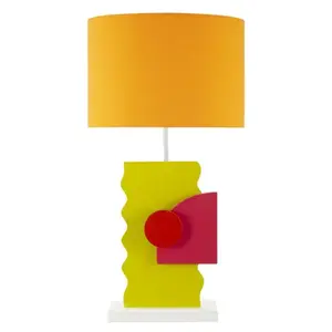 Mauro Ferretti Stolní lampa Color B 60, 5 cm žluto-oranžová obraz
