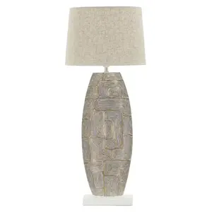 Mauro Ferretti Stolní lampa Eclips Tower 90 cm béžová obraz