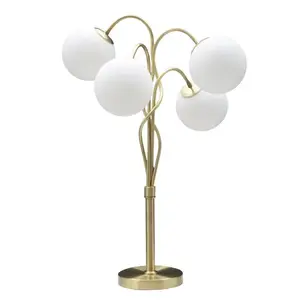 Mauro Ferretti Stolní lampa Glamy 4 Light 74 cm zlatá obraz
