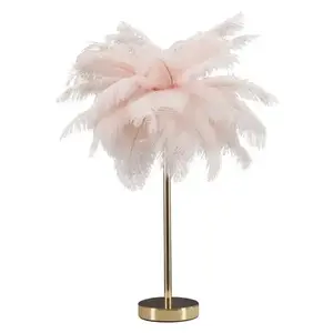 Mauro Ferretti Stolní lampa Palm 55 cm růžová obraz
