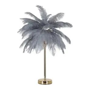 Mauro Ferretti Stolní lampa Palm 55 cm šedá obraz
