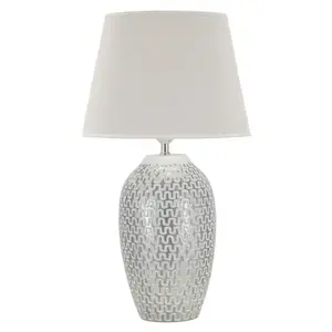 Mauro Ferretti Stolní lampa Wave 65 cm bílá obraz