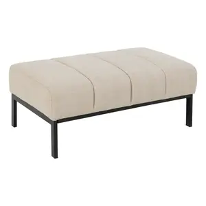 Actona Taburet Caix 100 cm béžový/černý obraz