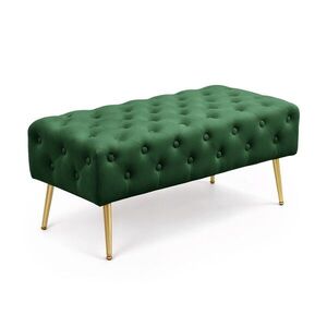Ak furniture Taburet Monaco lahvově zelený obraz
