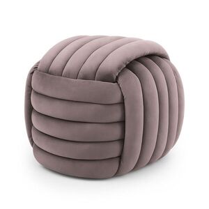 Ak furniture Taburet Nilo tmavě růžový obraz