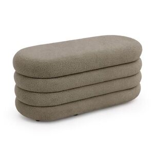 Ak furniture Taburet Puffo I moka obraz
