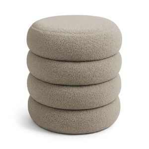 Ak furniture Taburet Snuggo I moka obraz