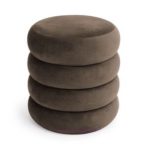 Ak furniture Taburet Snuggo II hnědý obraz