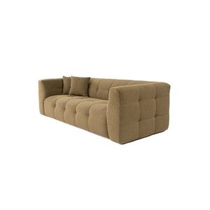 Hanah Home Třímístná pohovka Cady 235 cm khaki obraz
