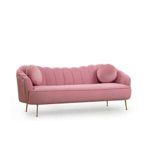 Hanah Home Třímístná pohovka Istiridye II 215 cm růžová obraz