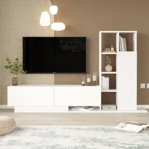 TV stěna Houseland Blaze bílá obraz