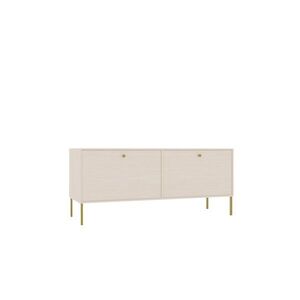 ADRK TV stolek Tilina 2D 120 cm béžový/zlatý obraz