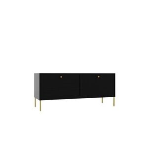 ADRK TV stolek Tilina 2D 120 cm černý/zlatý obraz
