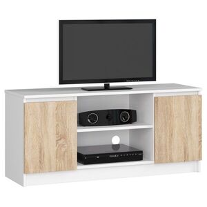 Ak furniture TV stolek Tonon 120 cm bílý/sonoma obraz