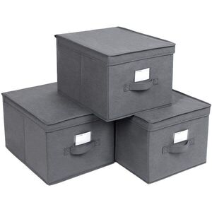 SONGMICS Úložné boxy Mera šedé obraz