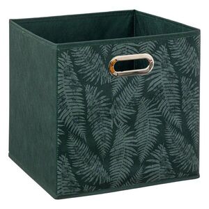 5five Simply Smart Úložný textilní box Naturalis 31x31 cm zelený obraz