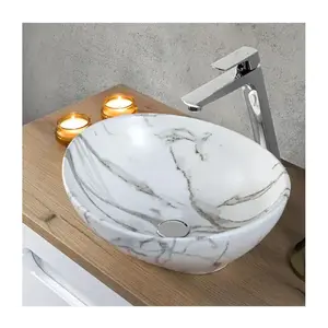 Comad Umyvadlo na desku Pati bílé obraz