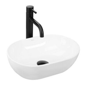 Umyvadlo na desku Rea Amelia Mini 38 cm bílé obraz