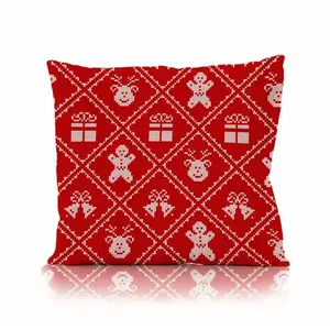 Faro Vánoční povlak na polštář Holly Jolly 010 45x45 cm červený obraz