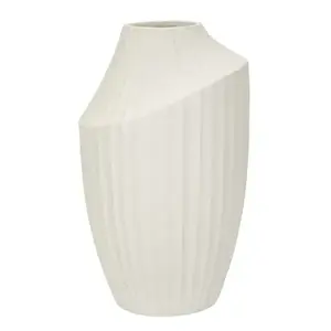Mauro Ferretti Váza Ice Jar 38 cm krémová obraz