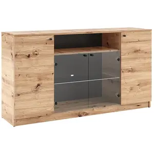 ADRK Vitrína Evisa 160 cm dub Artisan obraz