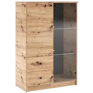 ADRK Vitrína Evisa 80 cm dub Artisan obraz