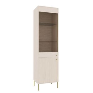 ADRK Vitrína Tilina 52 cm béžová/zlatá obraz