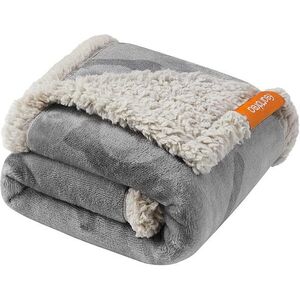 SONGMICS Voděodolná fleecová deka pro zvířata Dijon 76x63 cm šedá obraz