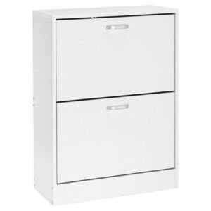 TZB Výklopný botník ZEFIR 82 cm bílý obraz