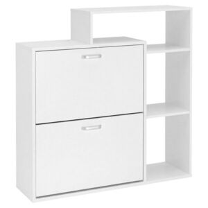 TZB Výklopný botník ZEFIR 90 cm bílý obraz