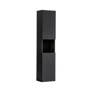 Comad Vysoká koupelnová skříňka Nova Black D 80-03-2D černá obraz
