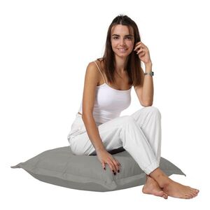 Hanah Home Zahradní sedací vak CUSHION 70x70 cm šedý obraz