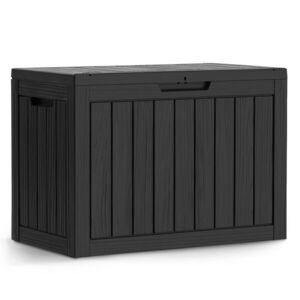 Ak furniture Zahradní úložný box Ezra 170 L černý obraz