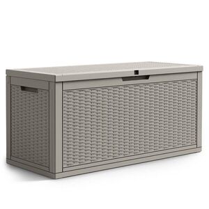 Ak furniture Zahradní úložný box Ezra 340 L šedý obraz